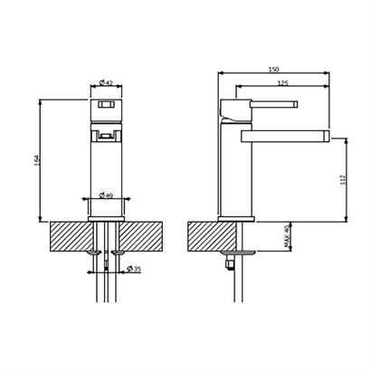 Bocchi Canyon Crystal Altın Lavabo Bataryası