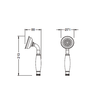Bocchi Classic Krom 400 Duş Başlığı 5500-0006