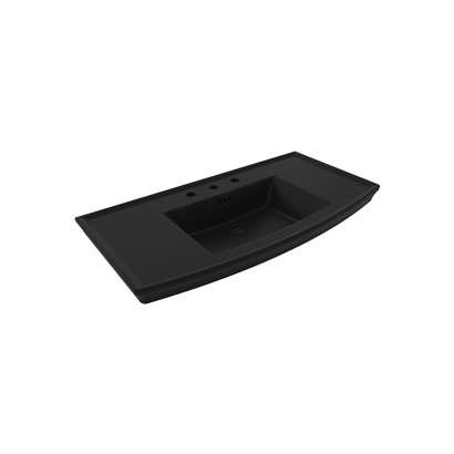 Bocchi Classico Lavita Lavabo 100 cm Mat Siyah