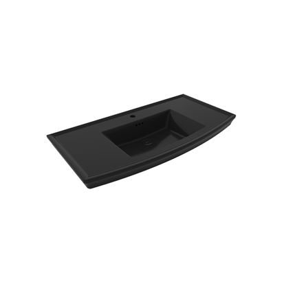 Bocchi Classico Lavita Lavabo 100 cm Parlak Siyah