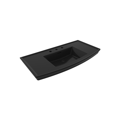 Bocchi Classico Lavita Lavabo 100 cm Parlak Siyah