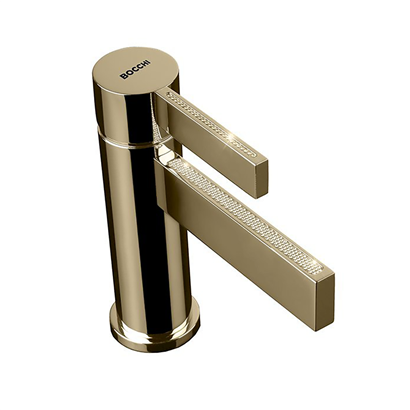 Bocchi Cube Crystal Altın Lavabo Bataryası