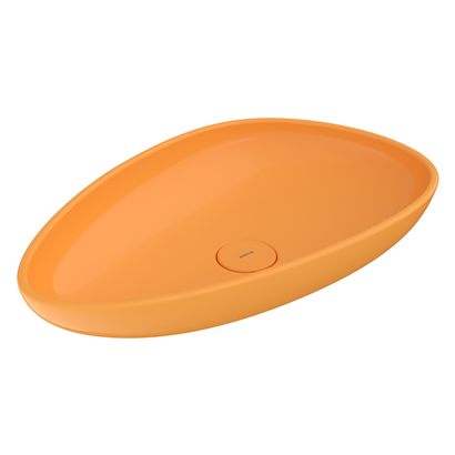 Bocchi Etna 58 cm Çanak Lavabo Parlak Mandalina Sarısı