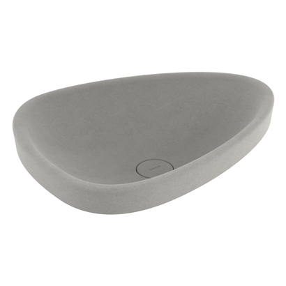 Bocchi Etna 58 cm Tezgah Üstü Lavabo Mat Beton