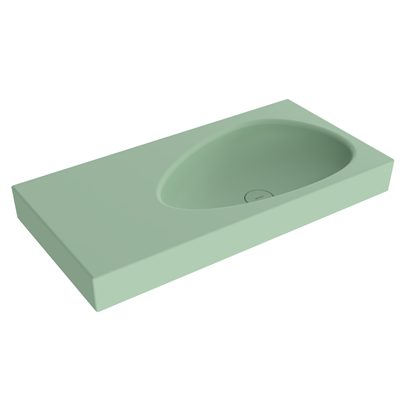 Bocchi Etna 90 cm Etajerli Lavabo Mat Mint Yeşil