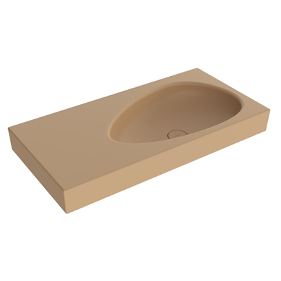 Bocchi Etna 90 cm Etajerli Lavabo Mat Kaşmir