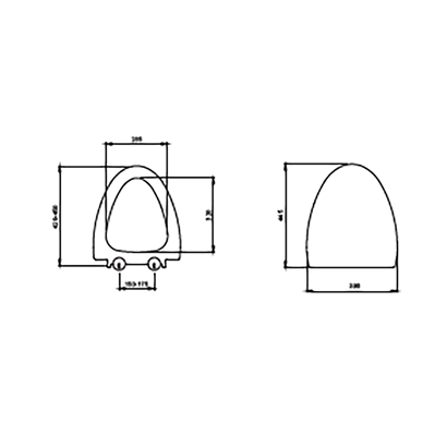 Bocchi Etna Klozet Kapağı Mat Gri