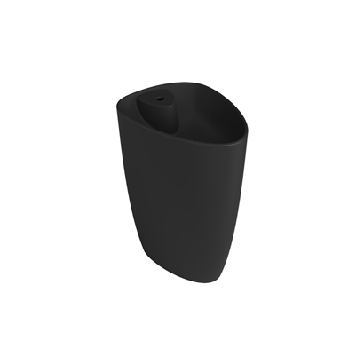 Bocchi Etna Monoblok Lavabo 58 cm Batarya Banklı Mat Siyah