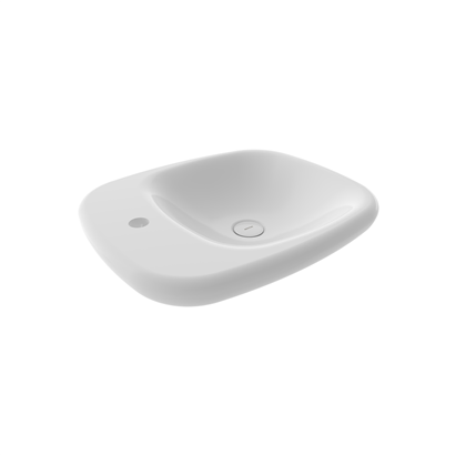 Bocchi Fenice 54 cm Çanak Lavabo Parlak Beyaz