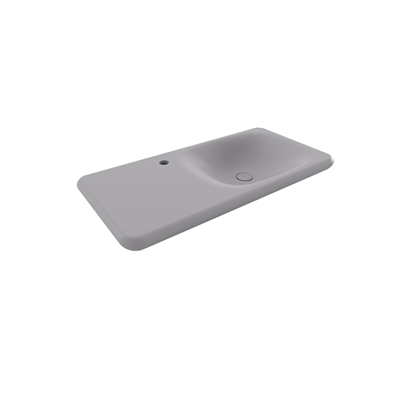 Bocchi Fenice 90 cm Etajerli Lavabo Mat Gri