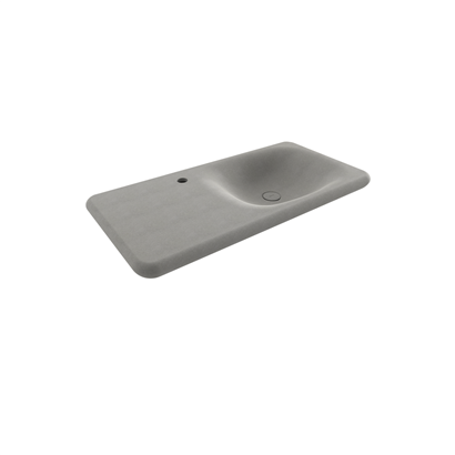 Bocchi Fenice 90 cm Etajerli Lavabo Mat Beton