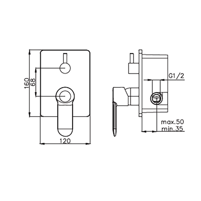 Bocchi Lago Ankastre Banyo Bataryası