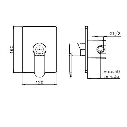 Bocchi Lago Ankastre Duş Bataryası