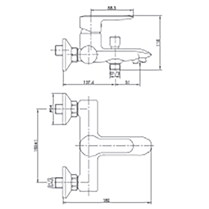 Bocchi Lago Krom Banyo Bataryası