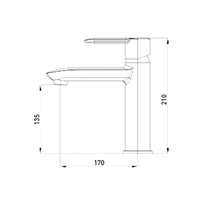 Bocchi Lago Krom Lavabo Bataryası