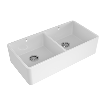 Bocchi Lavello 90 cm Mutfak Eviyesi Parlak Beyaz