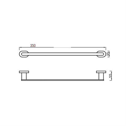 Bocchi Lıvorno Havluluk Uzun 350 Mm Krom