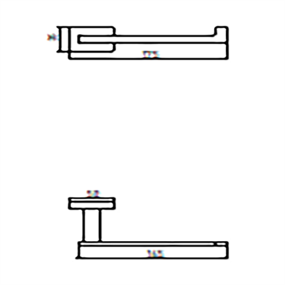 Bocchi Matera Tuvalet Kağıtlık Açık Krom