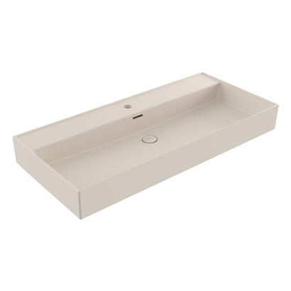 Bocchi Milano 100 cm Tezgah Üstü Lavabo Mat Yasemin