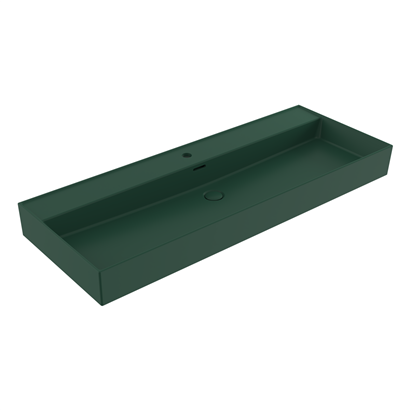Bocchi Milano 120 cm Mat Yeşil Tezgah Üstü Lavabo
