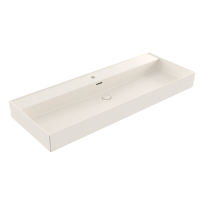 Bocchi Milano 120 cm Parlak Bisküvi Tezgah Üstü Lavabo