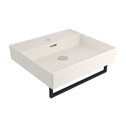 Bocchi Milano 50 cm Lavabo Batarya Delikli Parlak Bisküvi