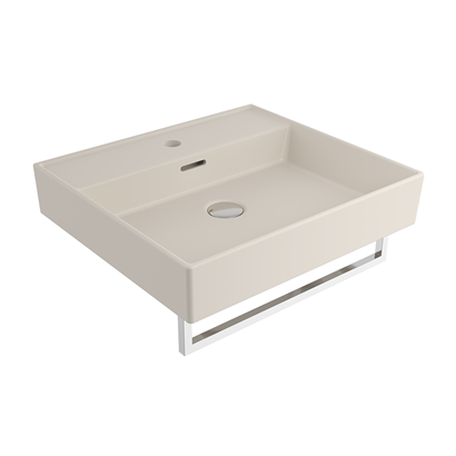 Bocchi Milano 50 cm Lavabo Batarya Delikli Mat Yasemin