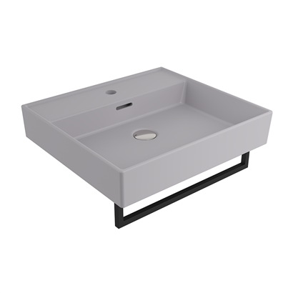 Bocchi Milano 50 cm Lavabo  Mat Gri