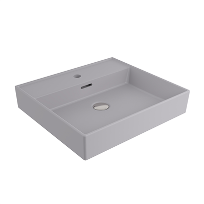 Bocchi Milano 50 cm Lavabo  Mat Gri