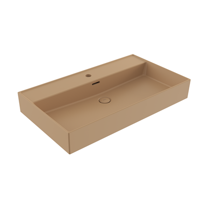 Bocchi Milano 80 cm Çanak Lavabo Mat Kaşmir
