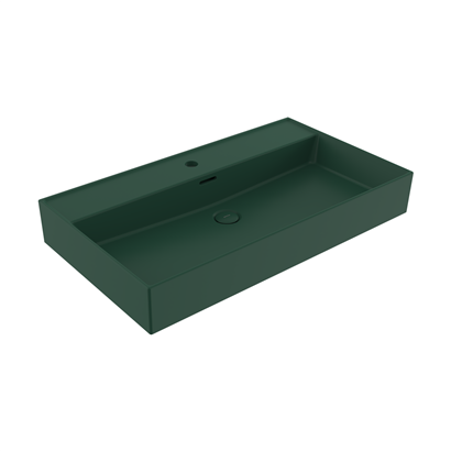 Bocchi Milano 80 cm Çanak Lavabo Mat Yeşil