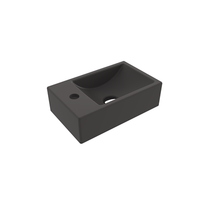 Bocchi Milano Dar Sol Lavabo 37 cm Mat Antrasit