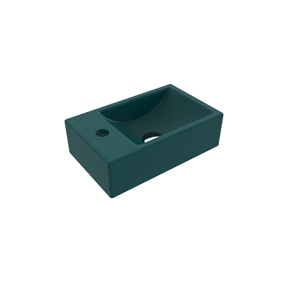 Bocchi Milano Dar Sol Lavabo 37 cm Mat Petrol Mavisi