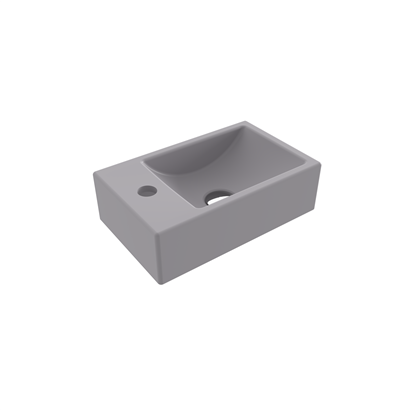 Bocchi Milano Dar Sol Lavabo 37 cm Mat Gri