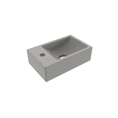 Bocchi Milano Dar Sol Lavabo 37 cm Mat Beton