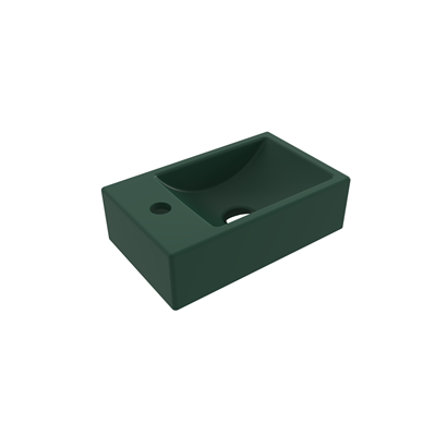Bocchi Milano Dar Sol Lavabo 37 cm Mat Yeşil