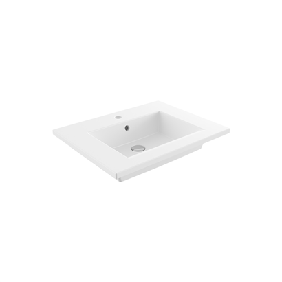 Bocchi Milano Etajerli Lavabo 60 cm Mat Beyaz