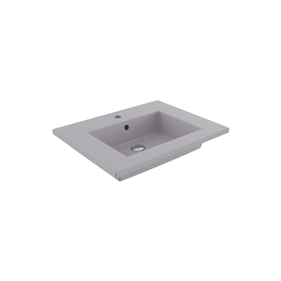 Bocchi Milano Etajerli Lavabo 60 cm Mat Gri