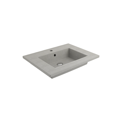 Bocchi Milano Etajerli Lavabo 60 cm Mat Beton