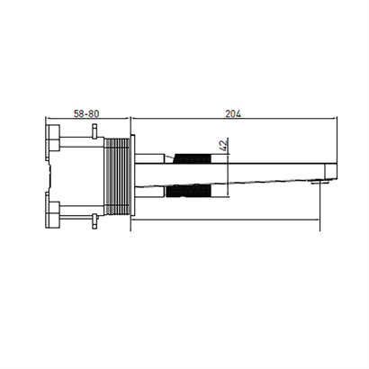 Bocchi New Age Altın Ankastre Lavabo Bataryası