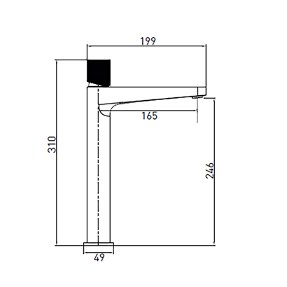Bocchi New Age Krom Çanak Lavabo Bataryası
