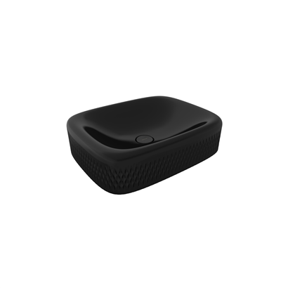 Bocchi New Age Tezgah Üstü Lavabo 55 cm Parlak Siyah