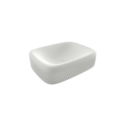 Bocchi New Age Tezgah Üstü Lavabo 55 cm Mat Beyaz