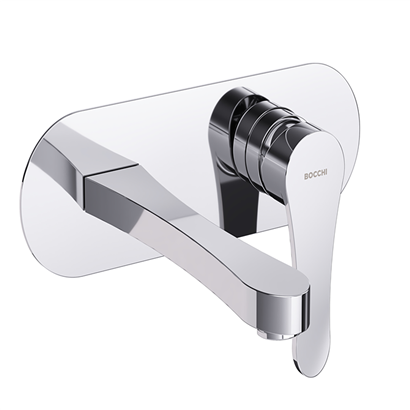 Bocchi Pera Ankastre Lavabo Bataryası Krom