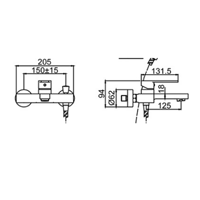 Bocchi Pera Banyo Bataryası Krom