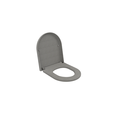 Bocchi Pure S Kısa Klozet Kapağı Mat Beton