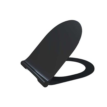 Bocchi Pure Slim Parlak Siyah Klozet Kapağı