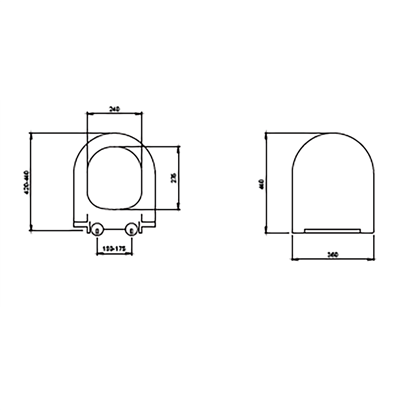 Bocchi Pure Slim Soft Klozet Kapağı Mat Buz Mavisi