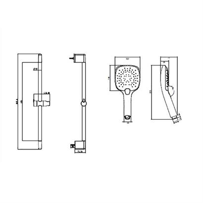 Bocchi Santo Air² Touch² 3F, Sürgü Takımı