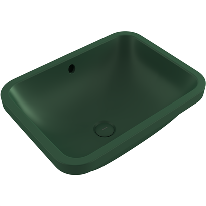Bocchi Scala 55 cm Tezgahaltı Lavabo Mat Yeşil